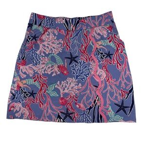 Ana Clare Golf Coastal Print Skort Women's Small